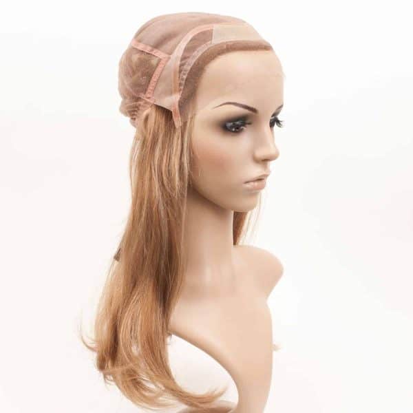 Hat Hair Extensions: Smooth & Staright Caramel